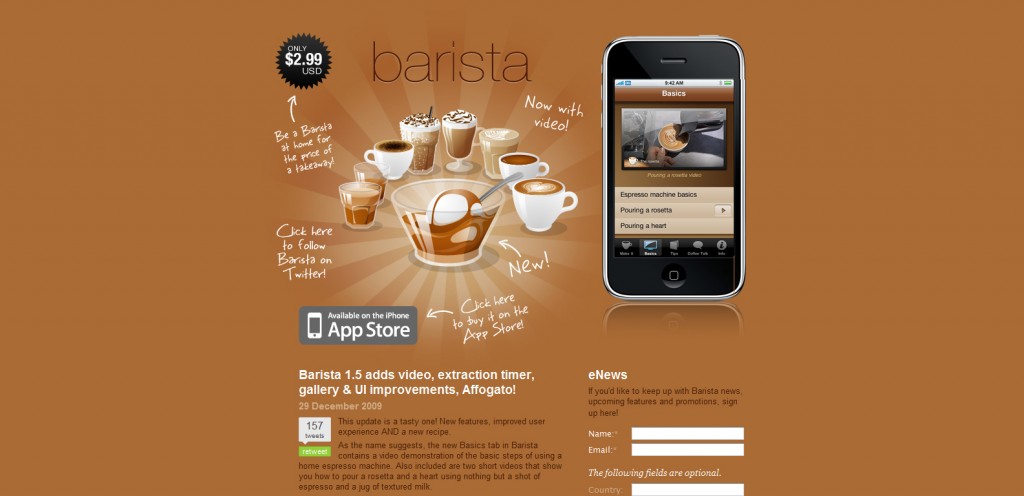 baristaapp baristaapp 1024x496 100 Wonderfully Designed iPhone App Websites
