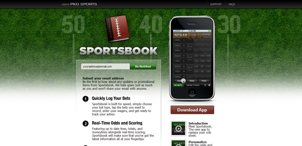 getsportsbookapp getsportsbookapp 1024x496 100 Wonderfully Designed iPhone App Websites