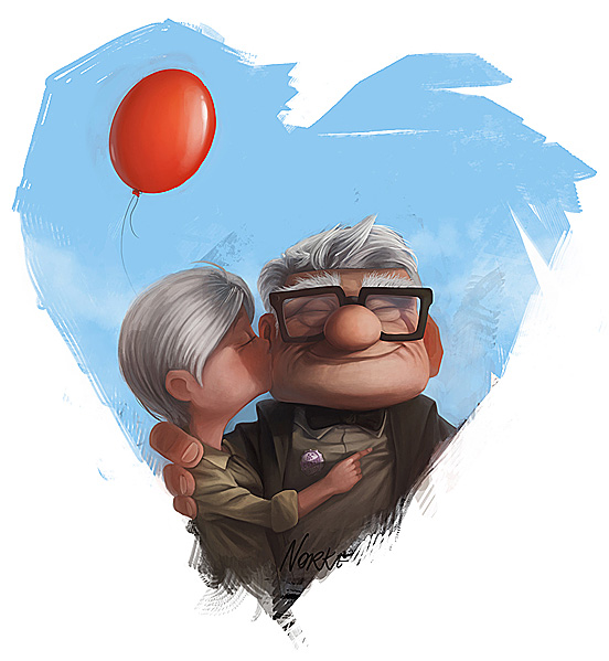 Carl-and-his-big-big-love Carl and his big big love 55 Captivating Examples of Illustration Art