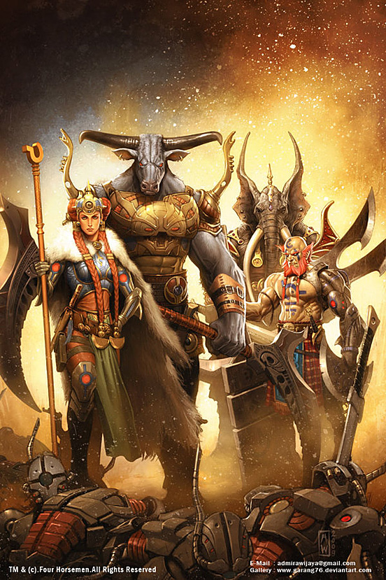 Four-Horsemen Four Horsemen 55 Captivating Examples of Illustration Art