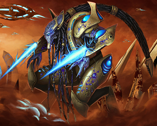 Injured-Protoss-Zealot Injured Protoss Zealot 55 Captivating Examples of Illustration Art