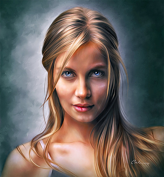 Portrait-of-a-young-girl Portrait of a young girl 55 Captivating Examples of Illustration Art