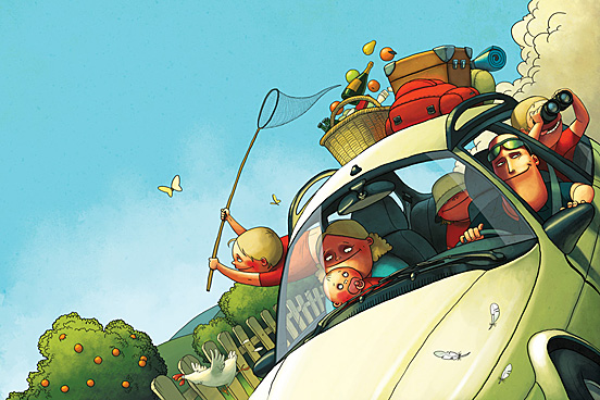 Sunday Sunday 55 Captivating Examples of Illustration Art