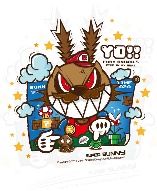 Super-Bunny Super Bunny 55 Captivating Examples of Illustration Art