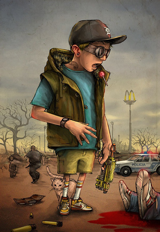 boy boy 55 Captivating Examples of Illustration Art