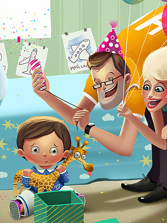 family-day family day 55 Captivating Examples of Illustration Art