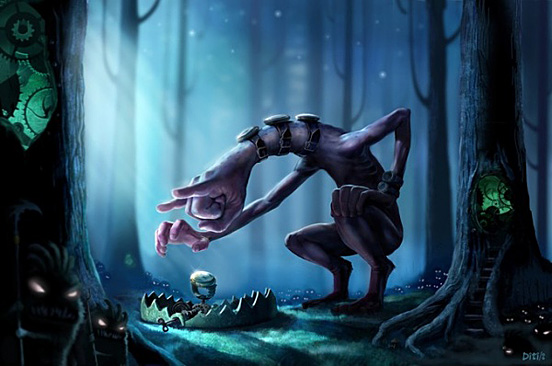 hand hand 55 Captivating Examples of Illustration Art