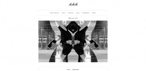 jessemallon 500x242 55 Examples of Minimalistic Web Design