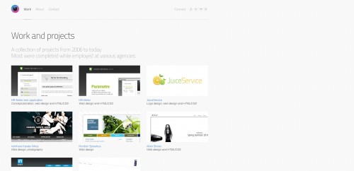nikolaus 500x242 55 Examples of Minimalistic Web Design