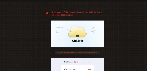 philippschmitt 500x242 55 Examples of Minimalistic Web Design