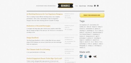 uxmarkz 500x242 55 Examples of Minimalistic Web Design