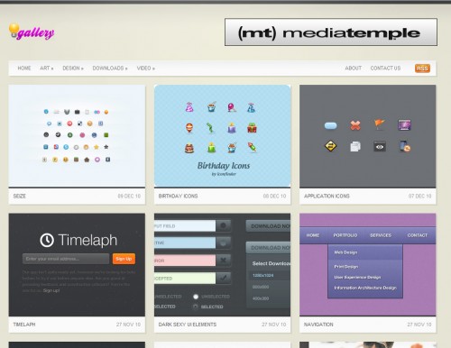 Inspiration-Gallery Inspiration Gallery 500x386 Top 35 CSS Galleries For Web Design Inspiration
