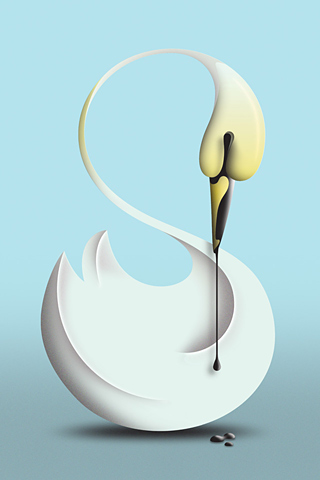 The Swan iphone 9061 20 Beautiful Handpicked iPad & iPhone Wallpapers