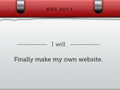 Julien Martin shot 12938121531 New Year Resolutions 2011