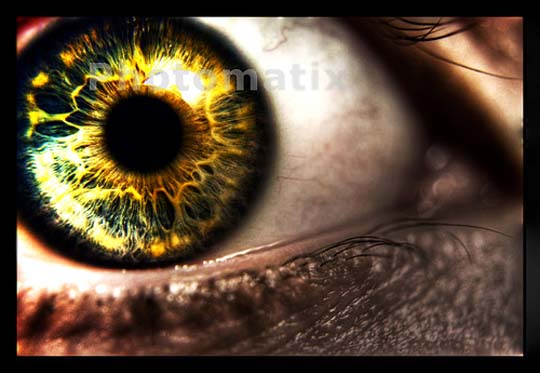 Human eye 1 Fake HDR by crazygolucky1 20 Beautiful Macro Photos of the Human Eye