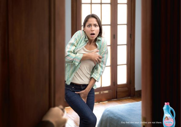 You feel like your clothes are not there Downywoman2.preview1 Sex Sells, 50 Creative Sexual Advertisements