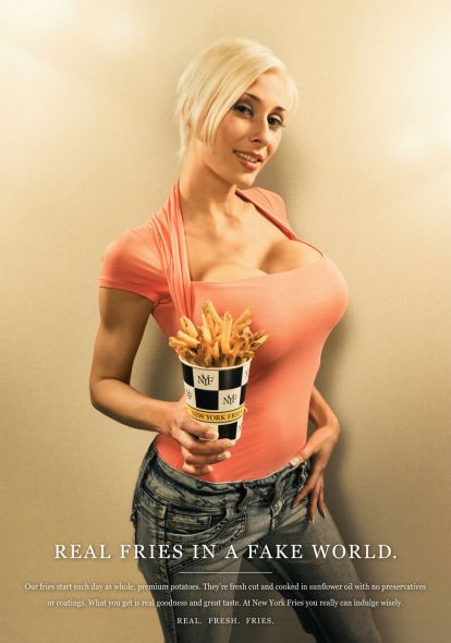 New York Fries NYF Busty.preview1 Sex Sells, 50 Creative Sexual Advertisements