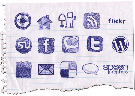 doodle icons 4501 30 Creative Free Hand Drawn Icon Sets | Inspirationfeed.com