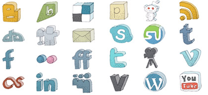 icons11 30 Creative Free Hand Drawn Icon Sets | Inspirationfeed.com