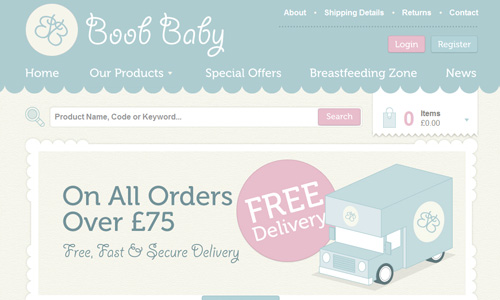 Boob Baby Boob Baby 45 Outstandingly Well Designed E commerce Websites
