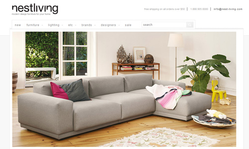 Nestliving Nestliving 45 Outstandingly Well Designed E commerce Websites