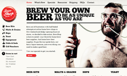 brewshop brewshop 45 Outstandingly Well Designed E commerce Websites