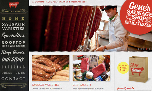 genessausageshop genessausageshop 45 Outstandingly Well Designed E commerce Websites