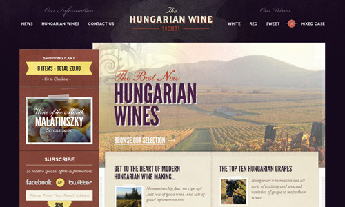 hungarianwinesociety hungarianwinesociety 45 Outstandingly Well Designed E commerce Websites