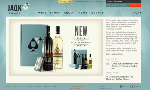 jaqkcellars jaqkcellars 45 Outstandingly Well Designed E commerce Websites