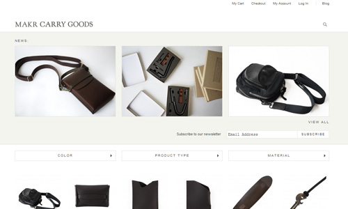 makr makr 45 Outstandingly Well Designed E commerce Websites
