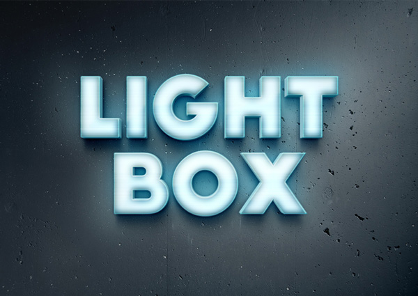 lightbox-text-effect