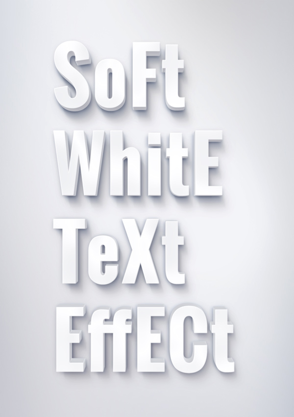 soft-white-text-effect