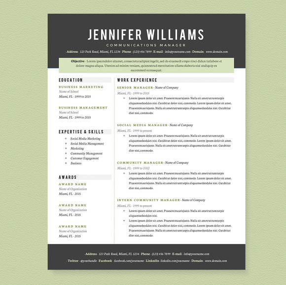 Resume 2016: Professional Resume Templates