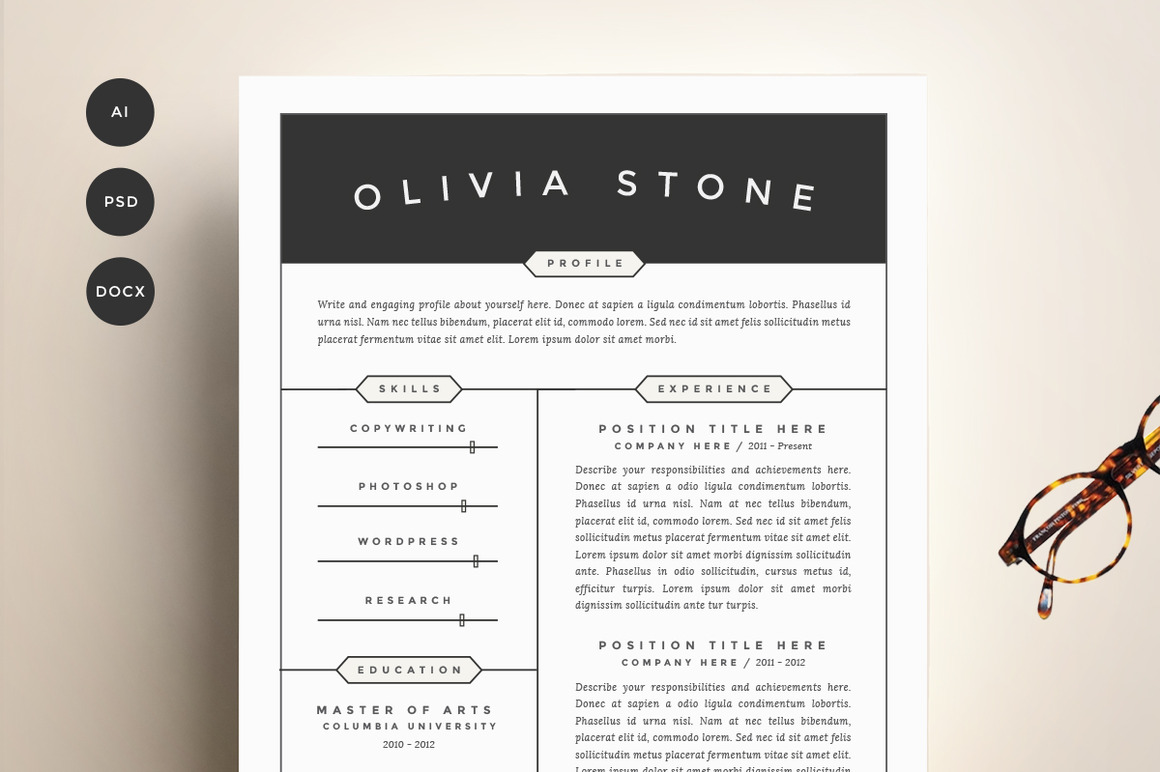 30 sexy resume templates guaranteed to get you hired