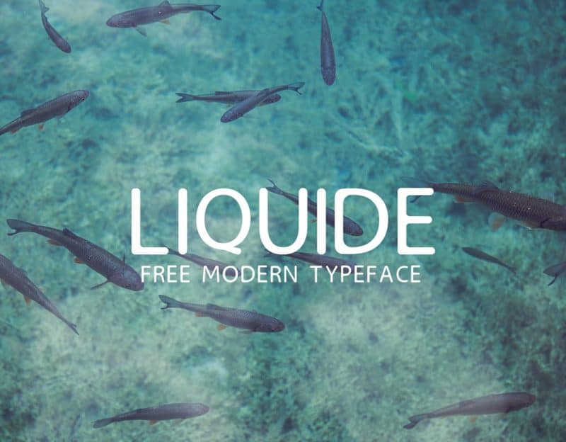 LIQUIDE Modern Font