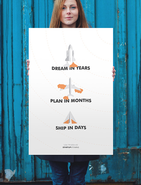 Dream In Years, Plan In Months, Ship in Days
