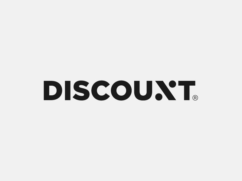 Discount Logo by Paulius Kairevicius