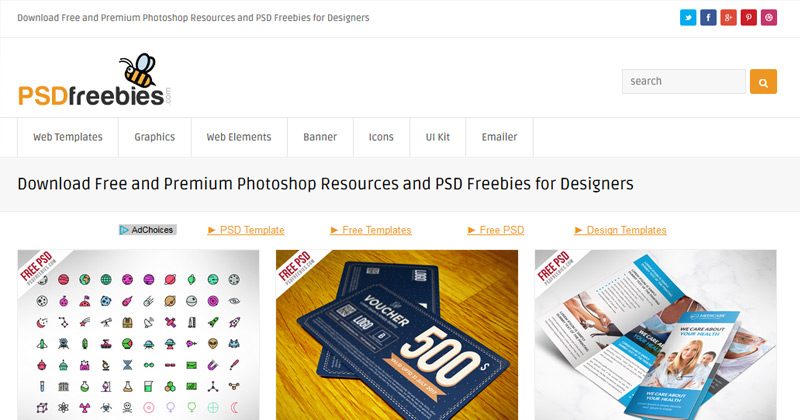 11-freebie-psd-bee-website-homepage