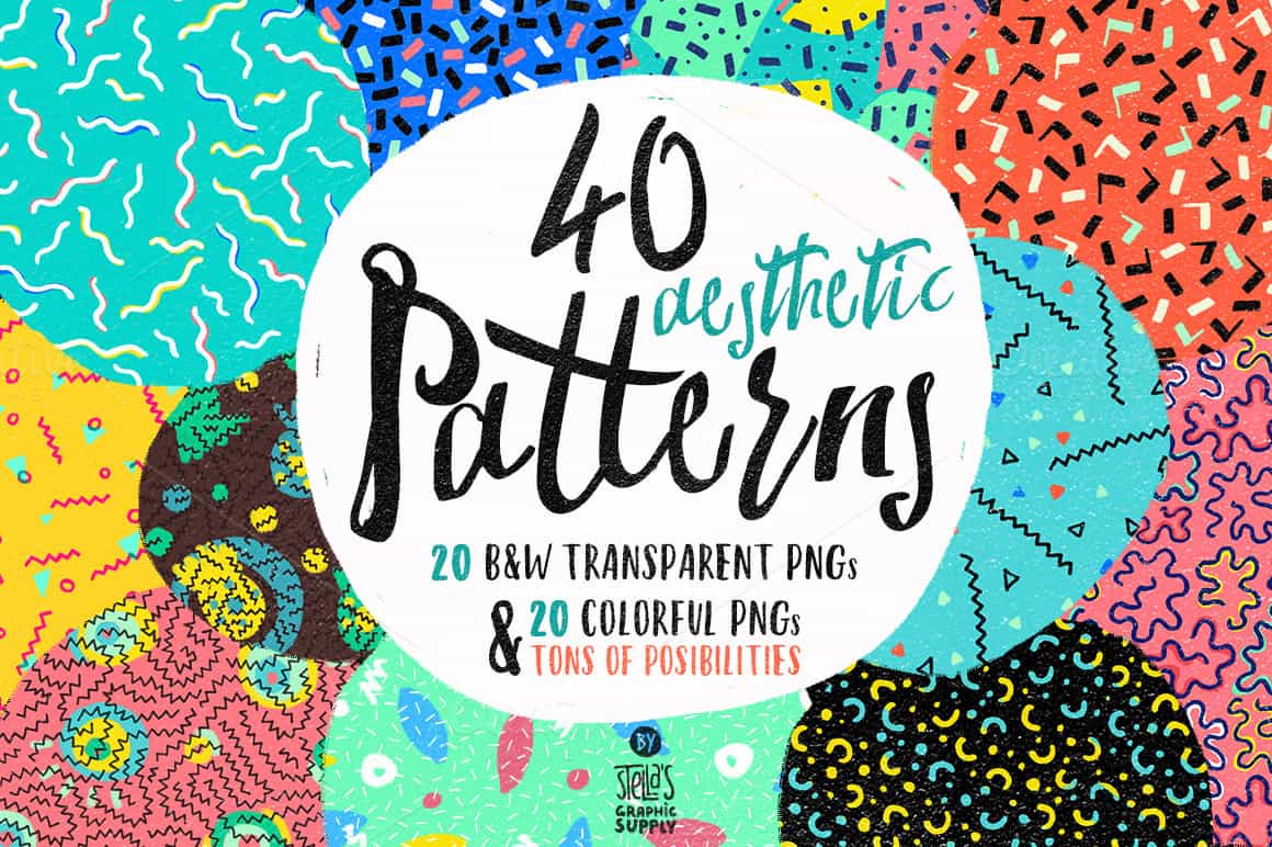 20 Vibrant Pattern Packs That will Make Your Designs Pop! | Inspirationfeed