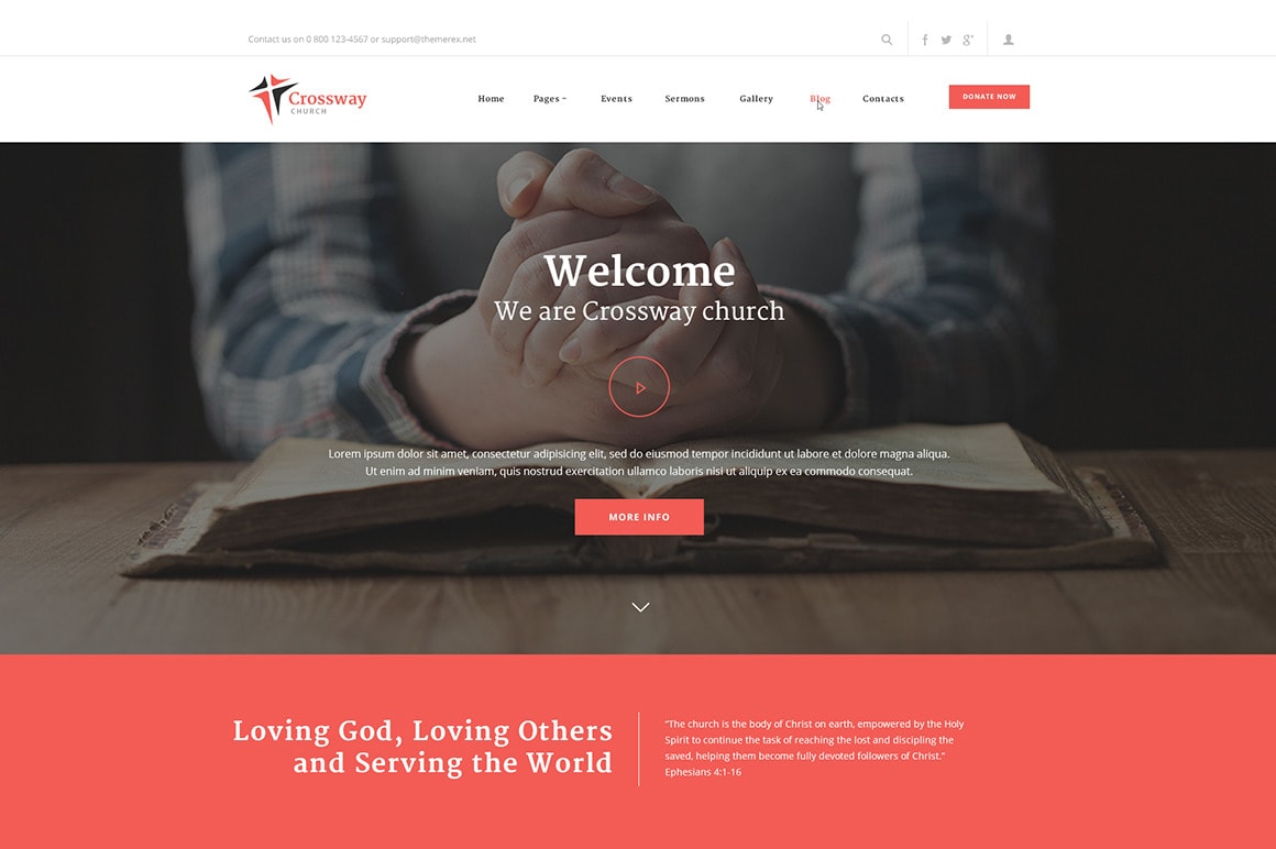 Church Wordpress Theme