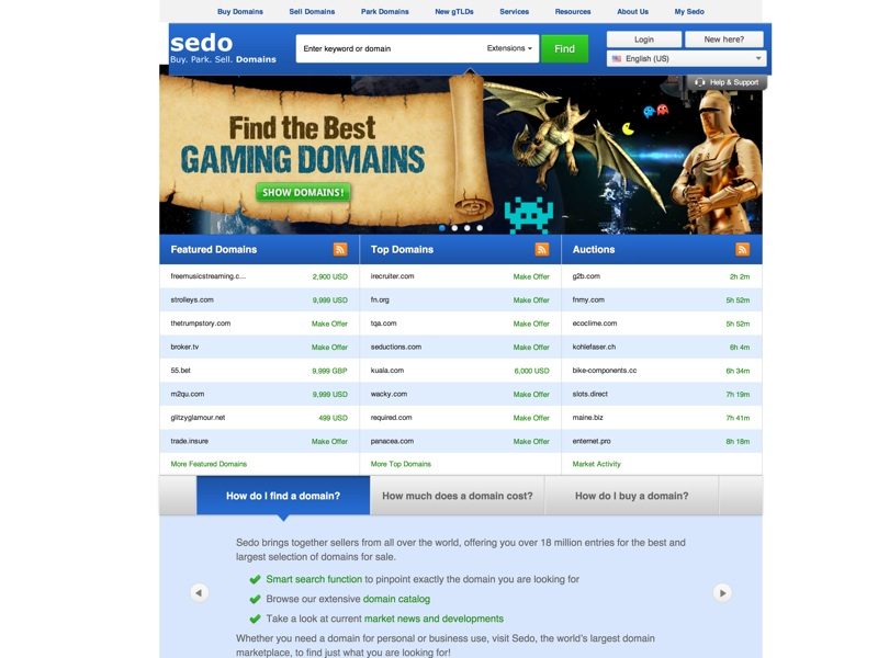 Sedo - The world's leading domain marketplace