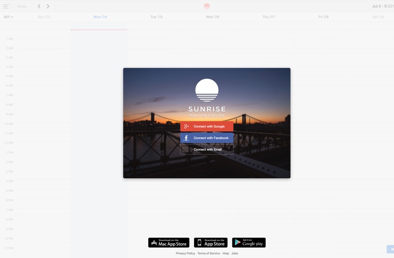 Sunrise is a free, fast and beautifully designed application to make your life easier.
