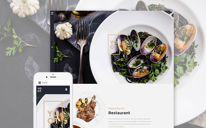 YOOT: Italian Restaurant Joomla Template