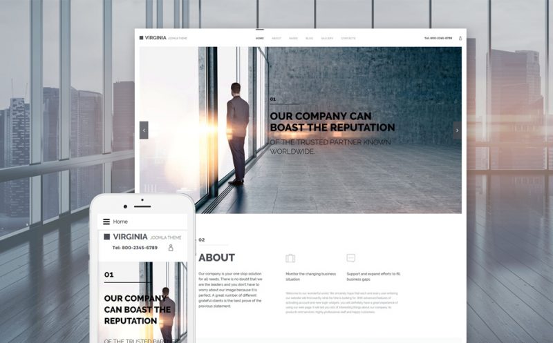 Reliable Corporate Joomla Template