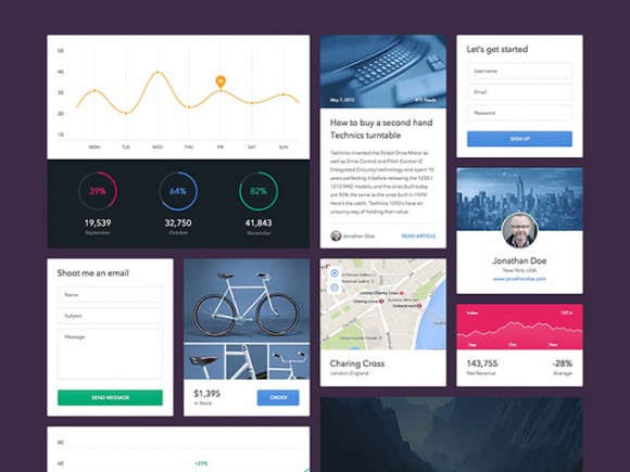 UI kit for Sketch