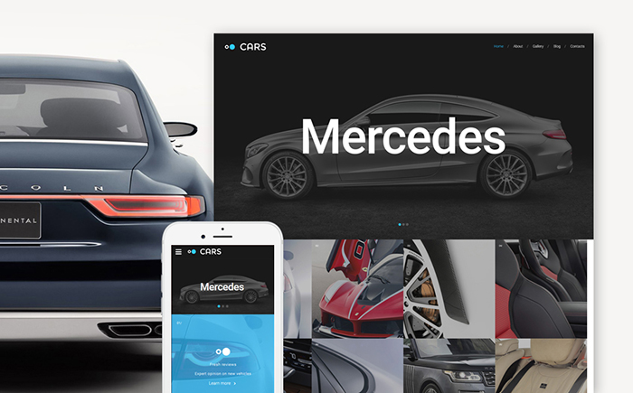 Car Responsive Website Template