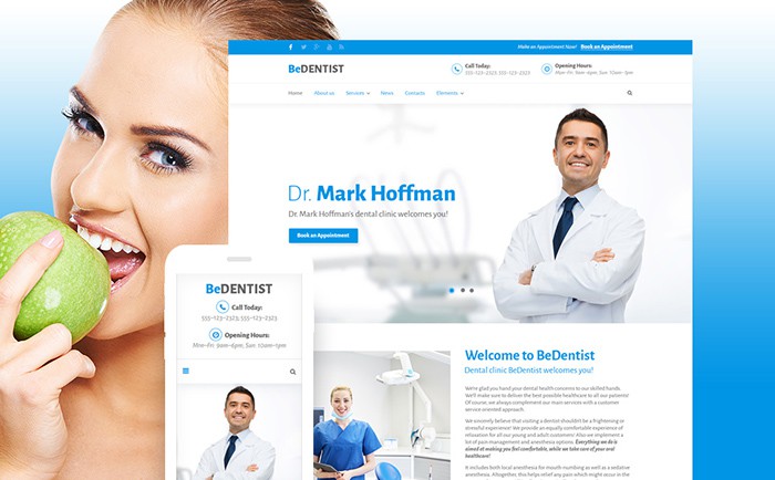 BeDentist Website Template