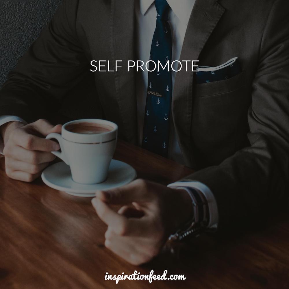 self-promote