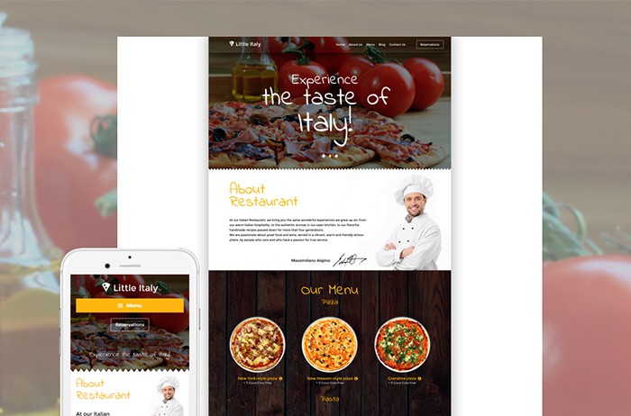 Little Italy WordPress Theme