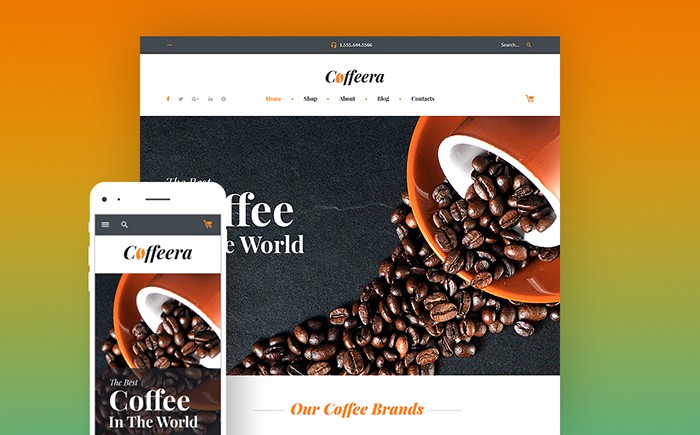 Coffee Shop WooCommerce Theme